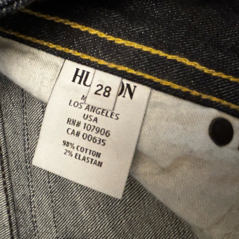 Hudson Double Button Front Jeans 28 - image 3